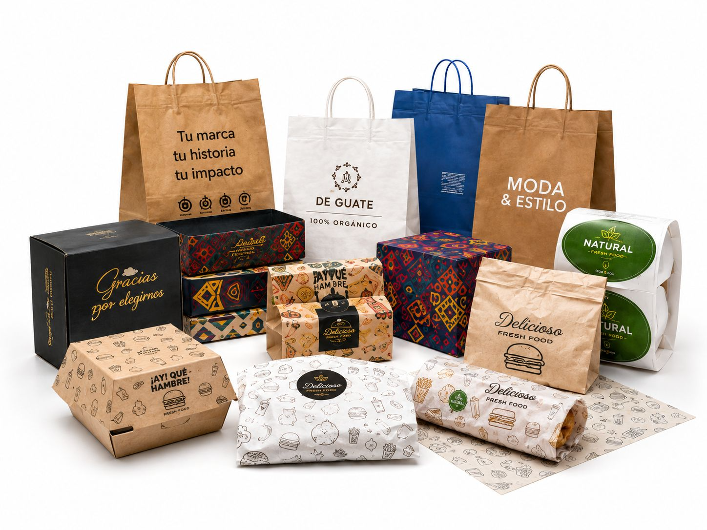 Bolsas, cajas y empaques personalizados Over Print S.A.